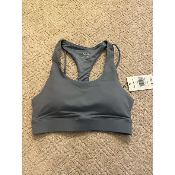 NWT Aybl Core Sports Bra in Steel Blue - Picture 3 of 8